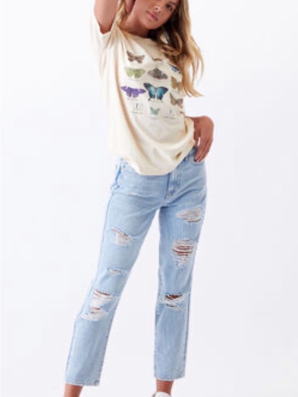 PacSun Shattered Mom Jeans